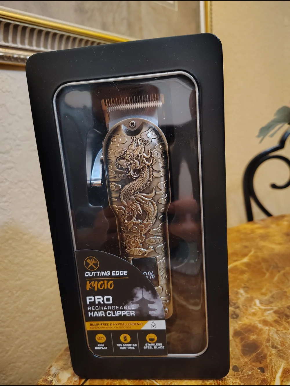 Kyoto Pro Rechargeable Hair Clipper - Bronze Dragon